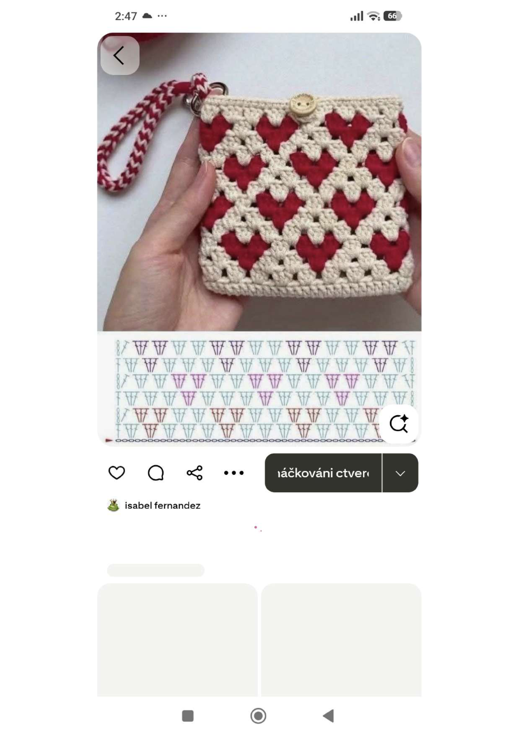 Strana 1 z návodu čtverce pinterest